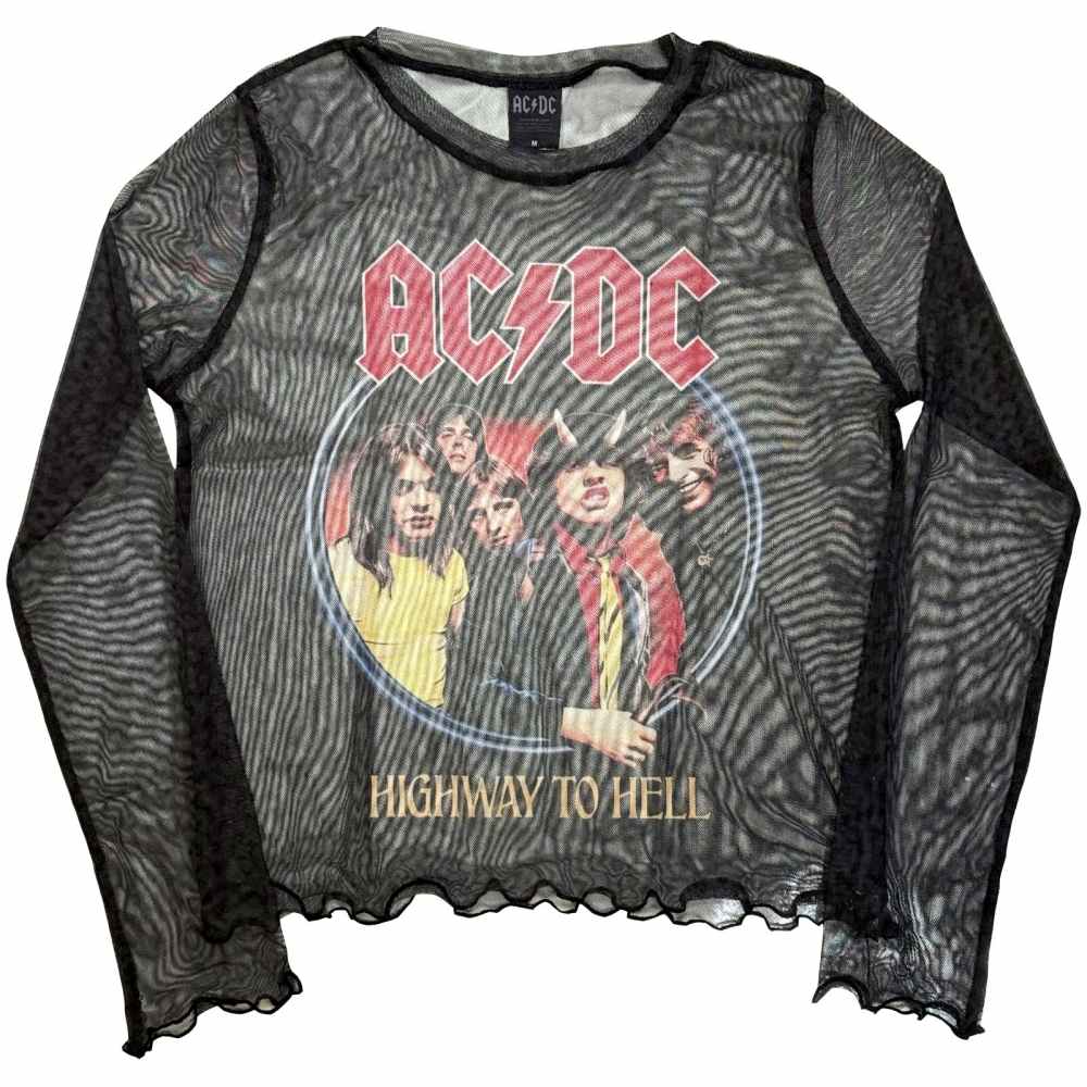 AC/DC - Highway To Hell Crop top - Zwart
